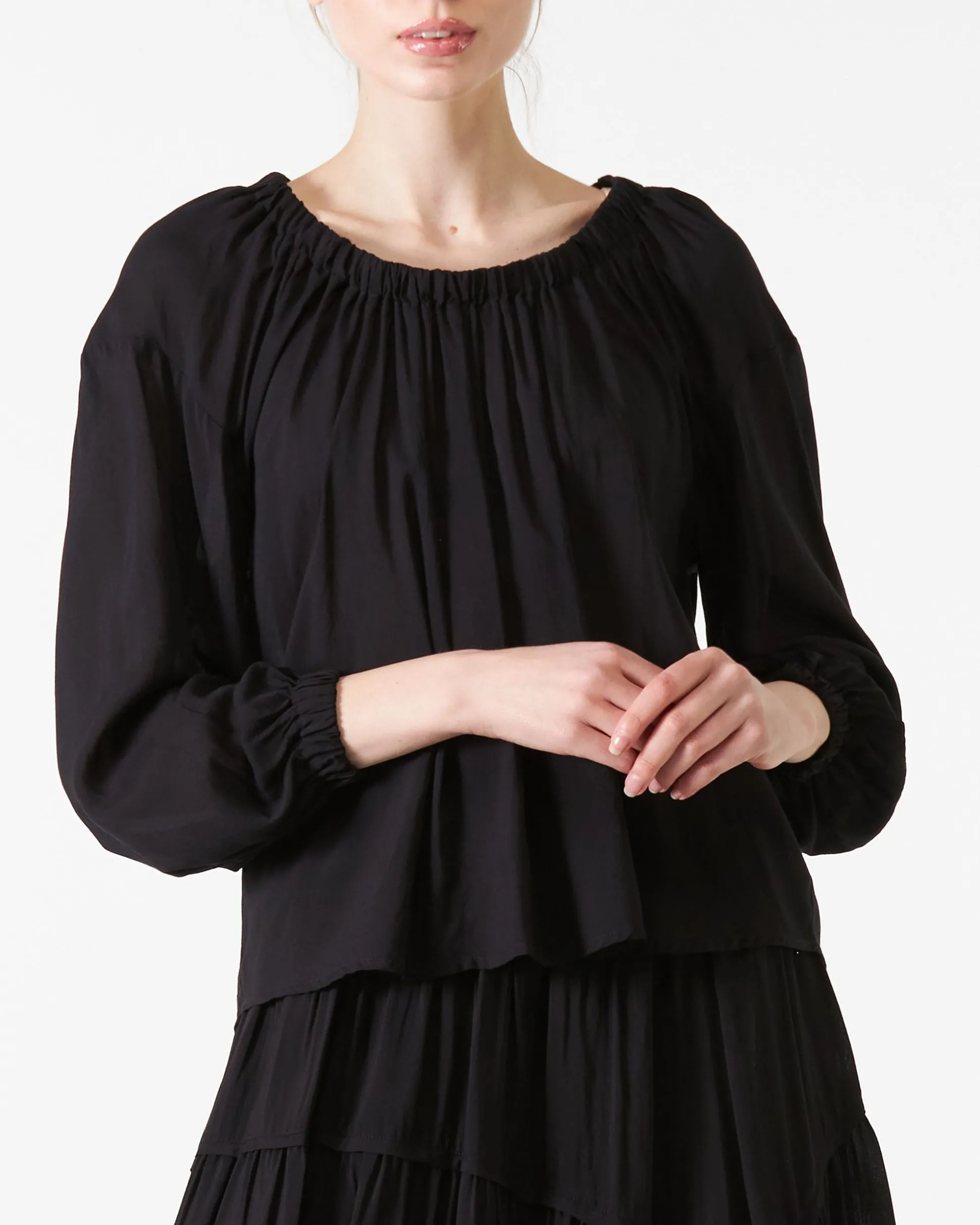 Blusa Zindell Relish di colore nero