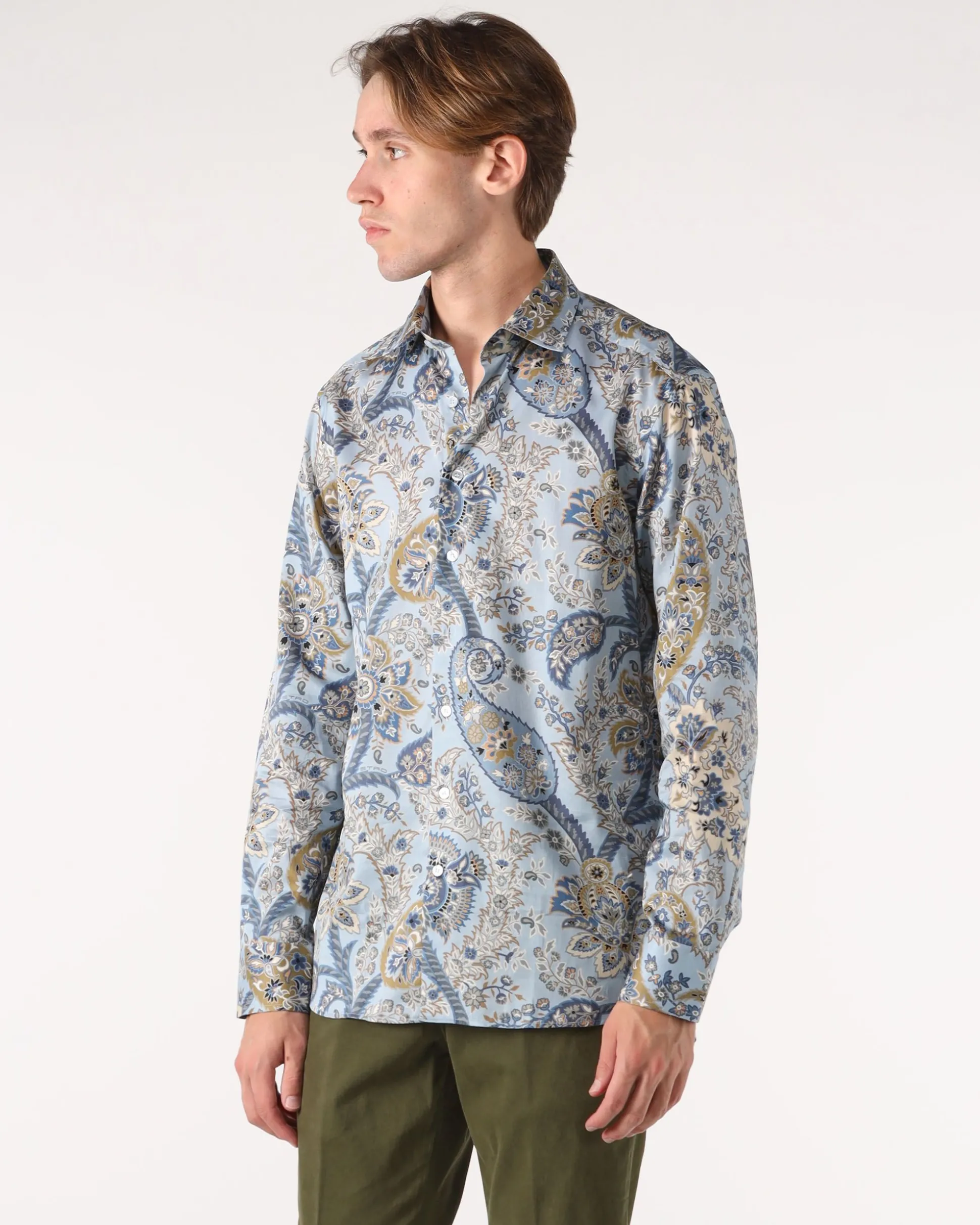Camicia paisley floreale