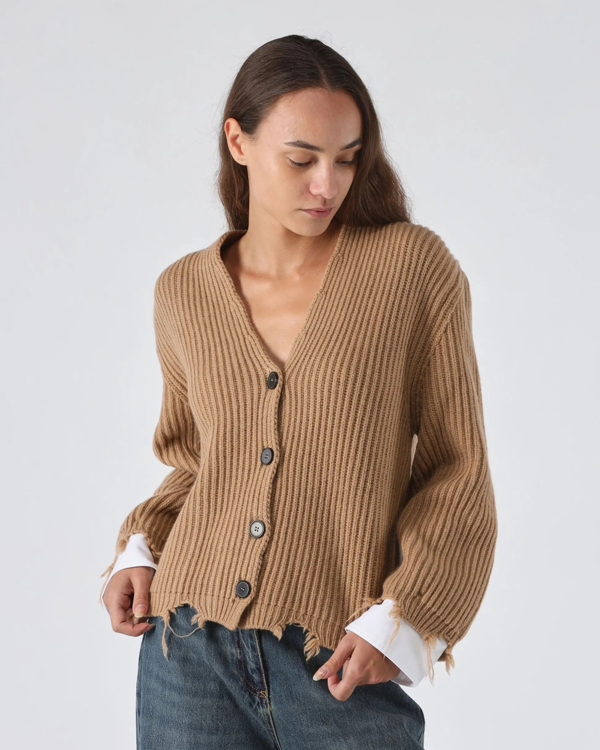Cardigan in lana