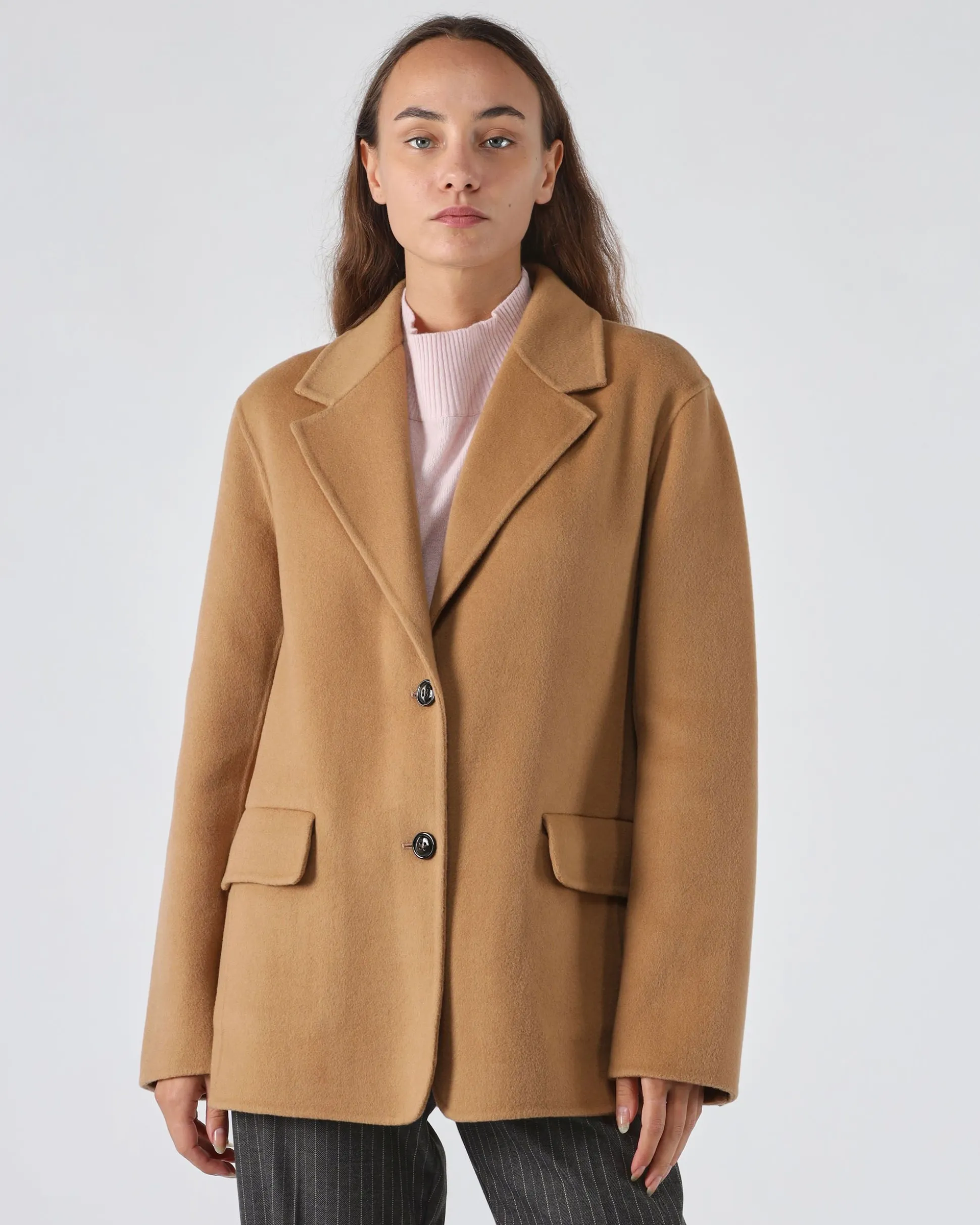 Double wool blazer