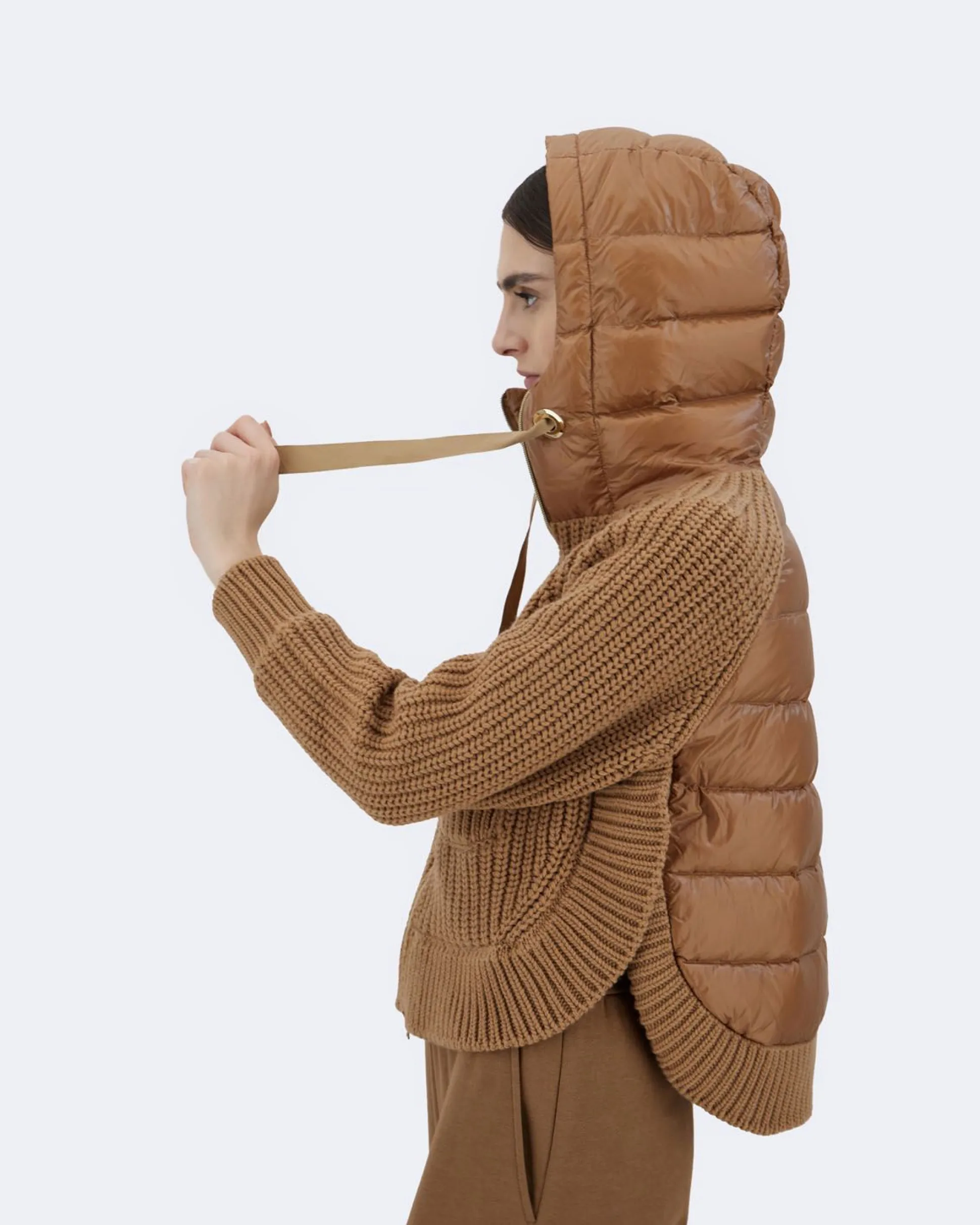 Felpa in infinity wool e nylon ultralight