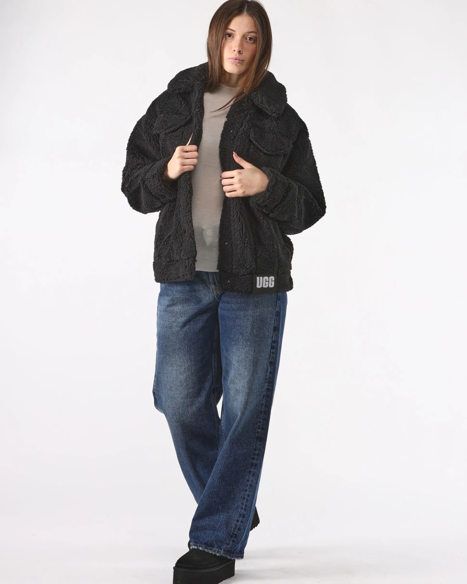 Giubbotto Frankie Sherpa Nero