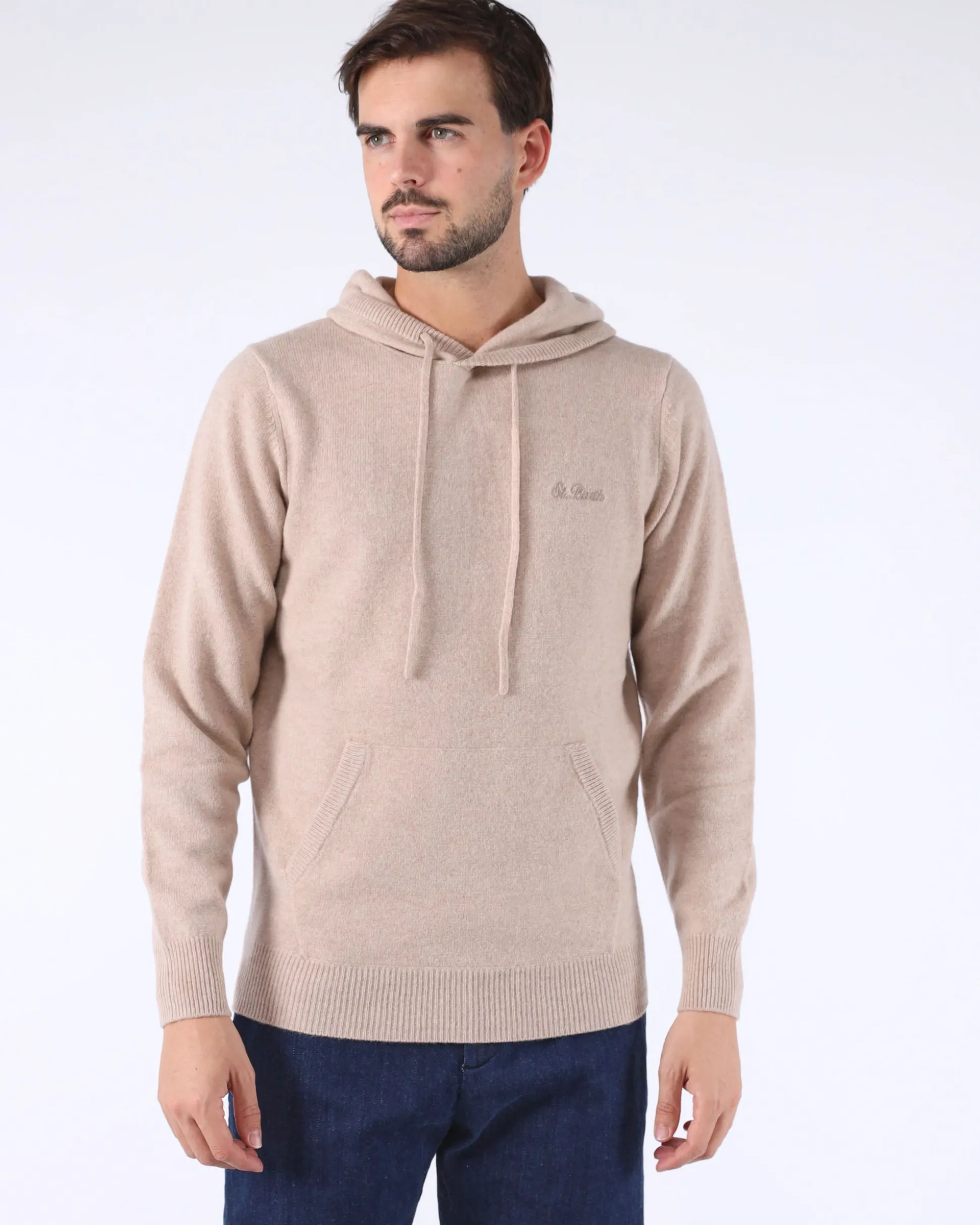 Hoodie in lana