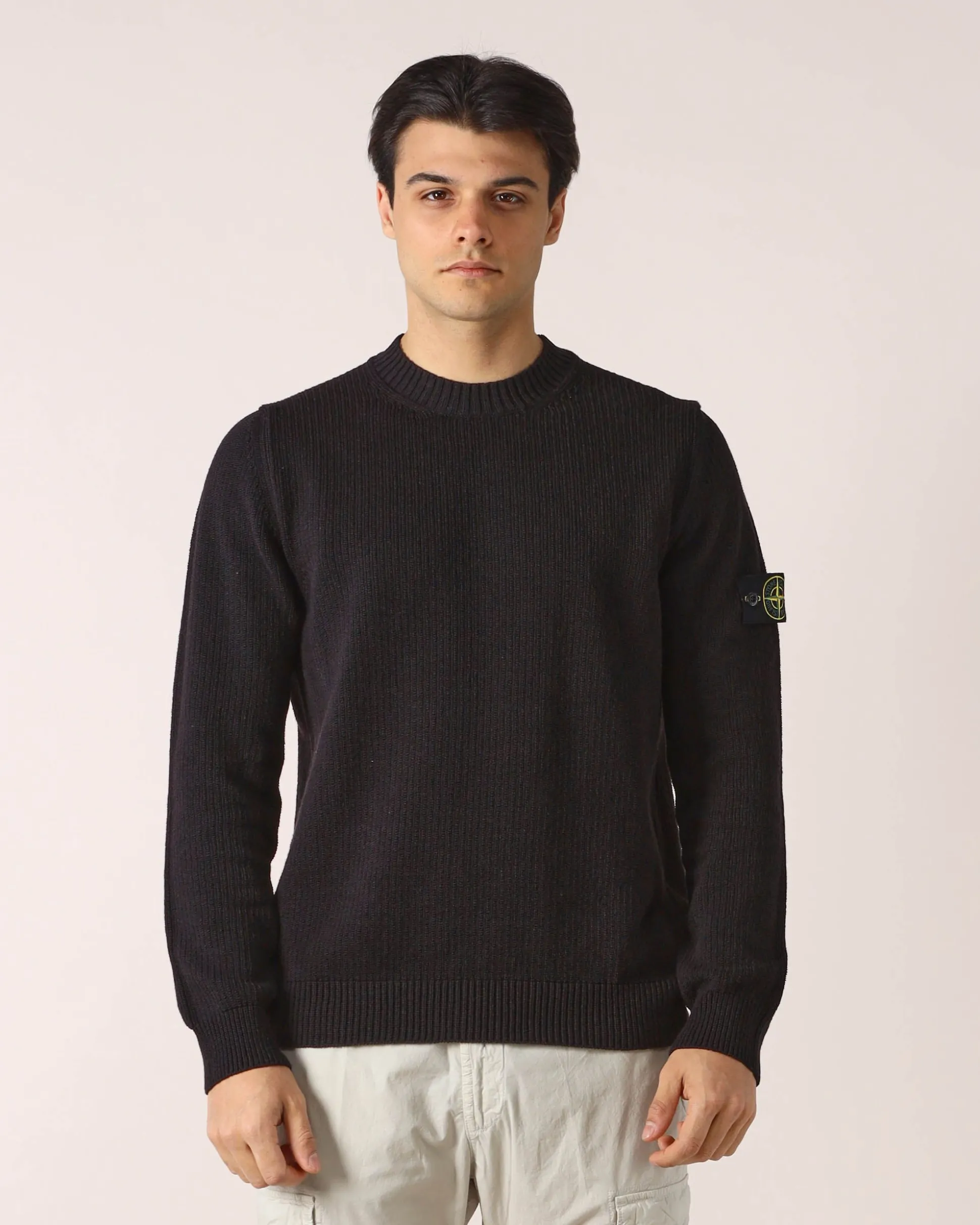 Maglia Girocollo Blu Navy