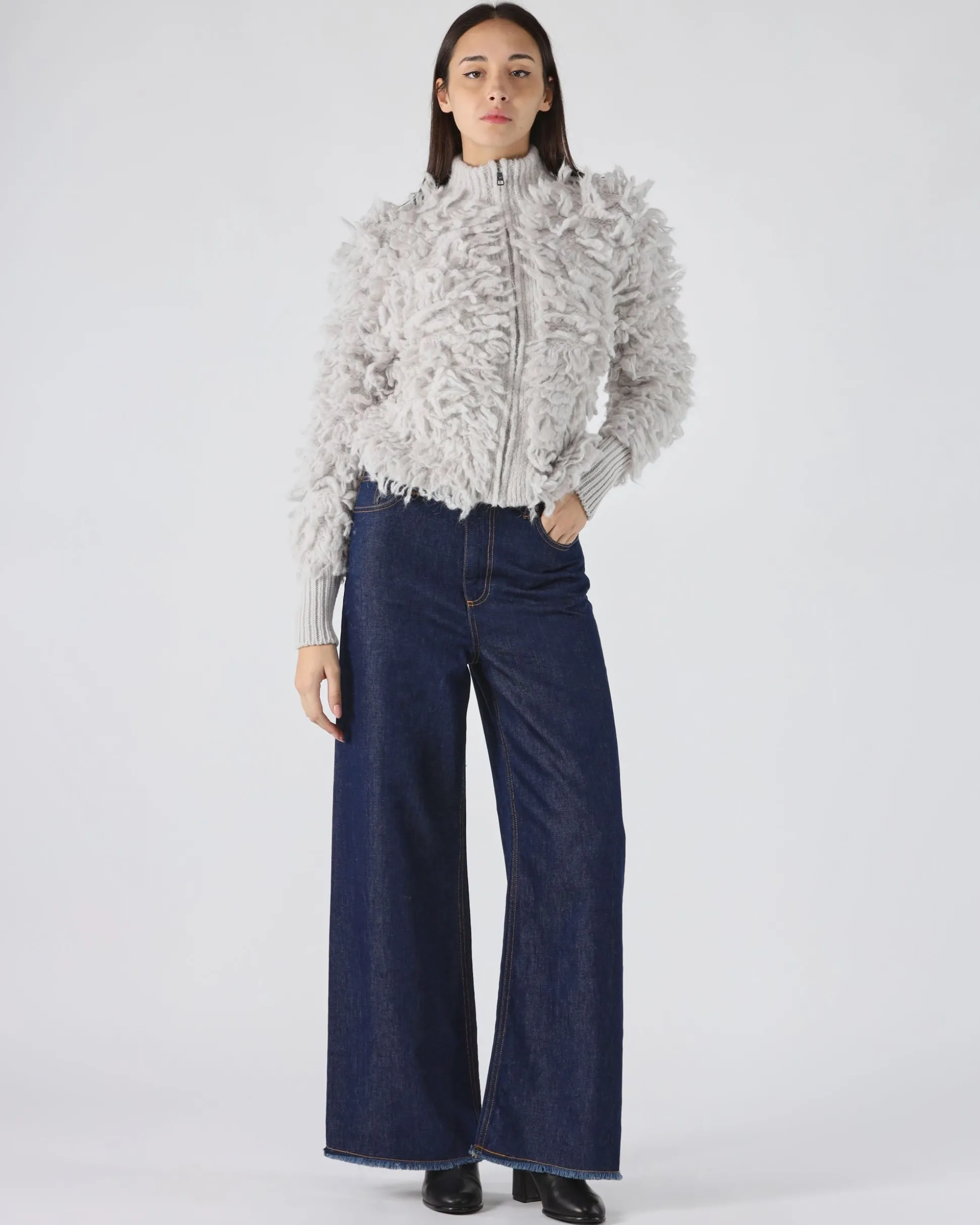 Maglione con zip