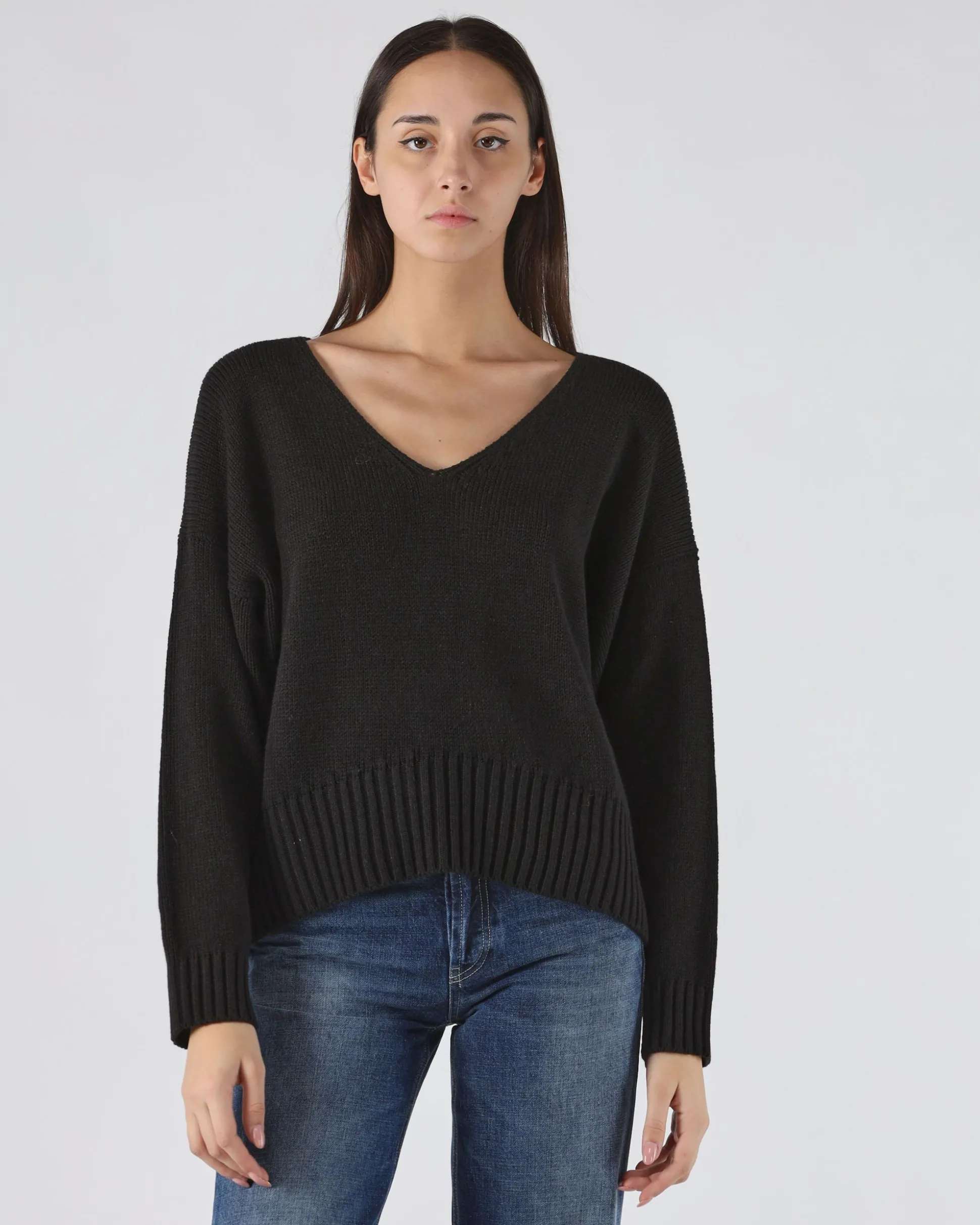 Maglione in misto lana