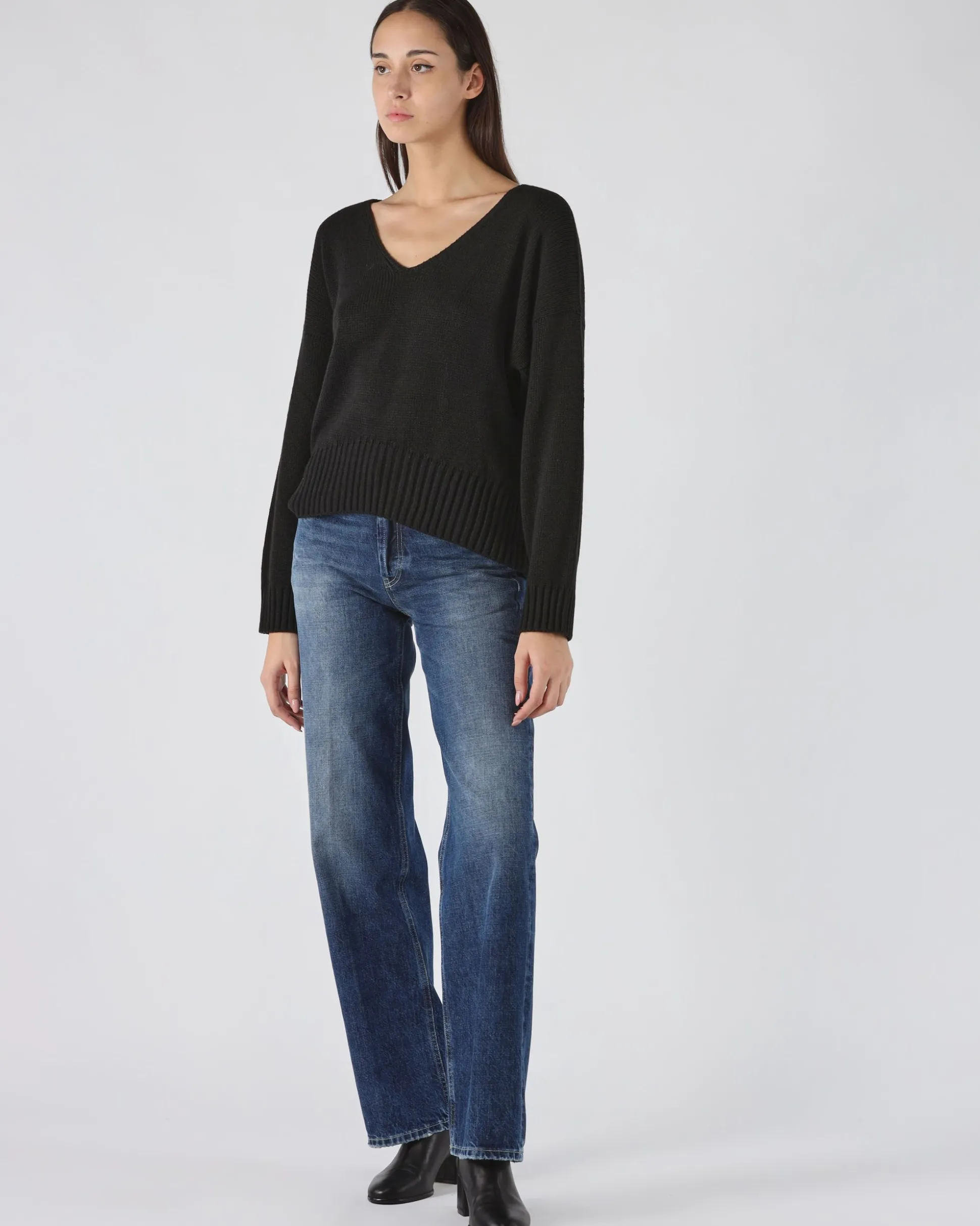 Maglione in misto lana