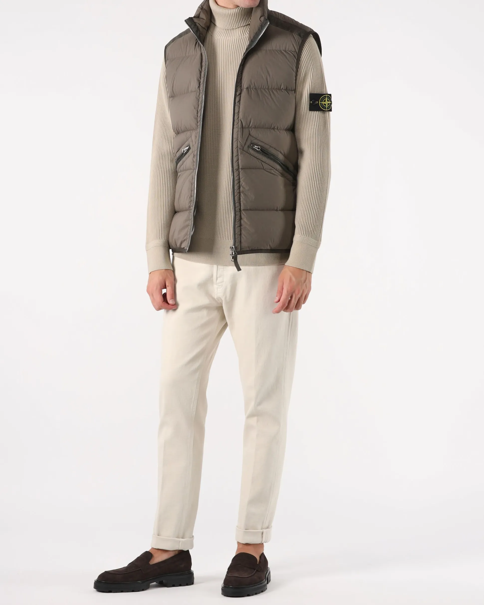 Pantaloni Icon in cotone stretch