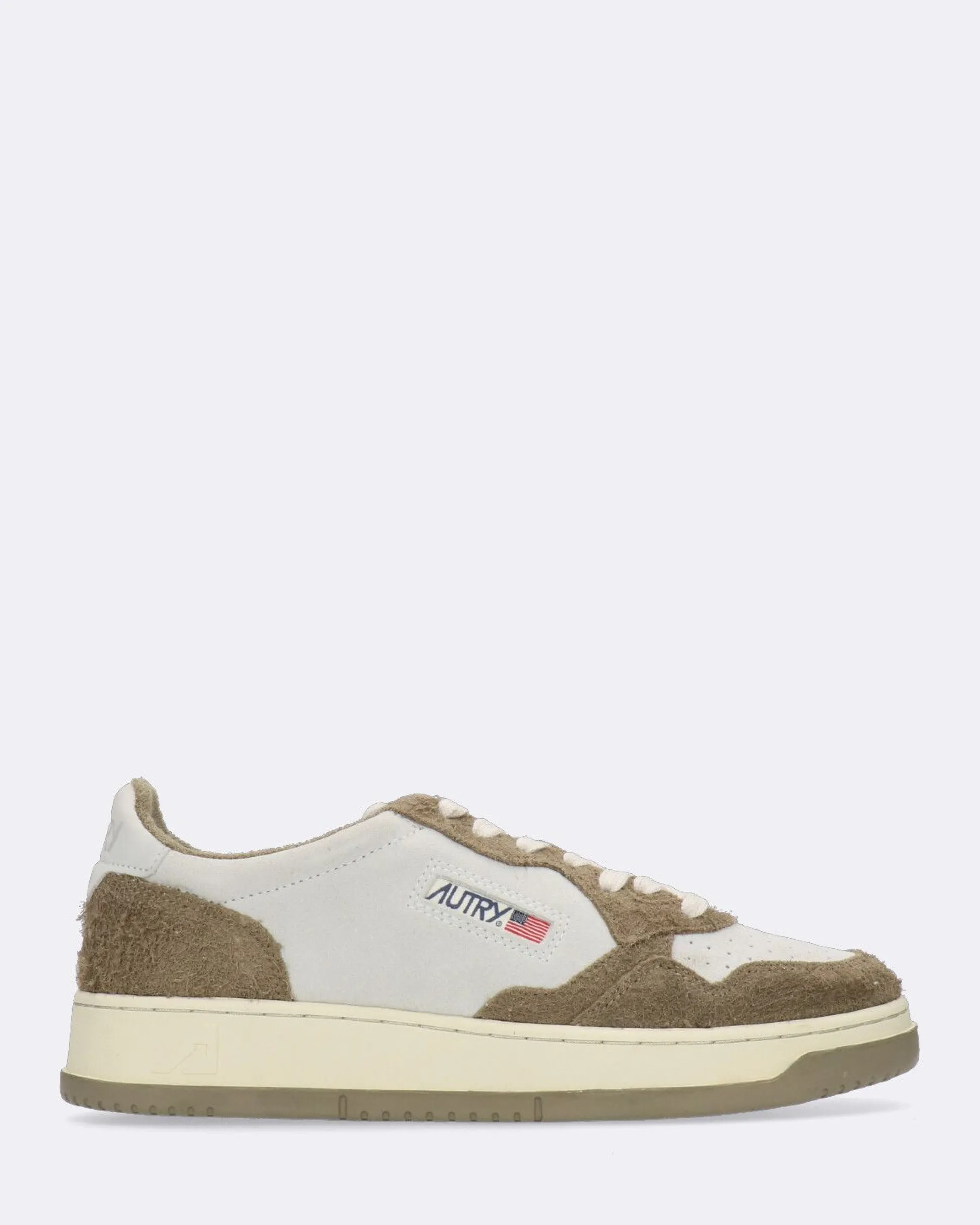 Sneakers Basse Medalist Bianche e Marrone
