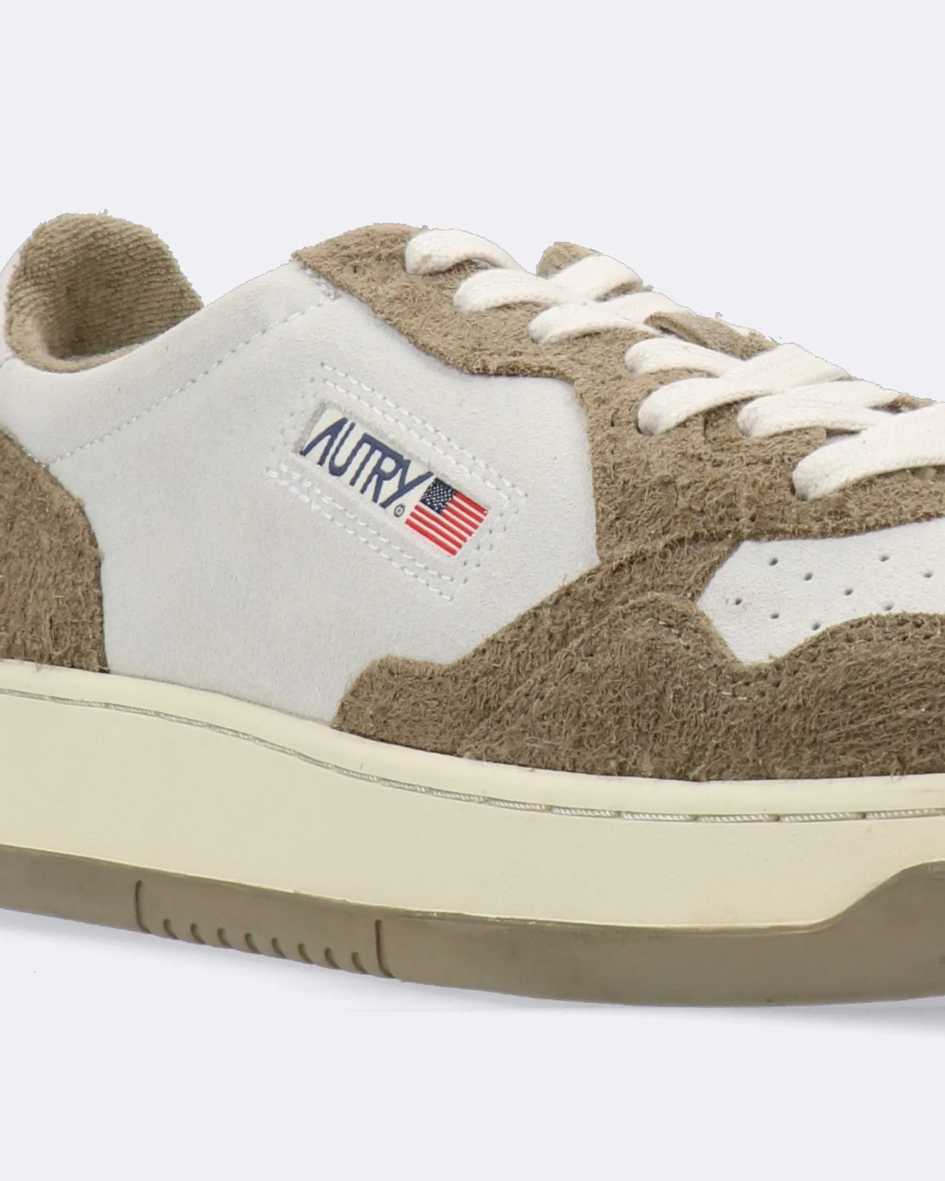 Sneakers Basse Medalist Bianche e Marrone