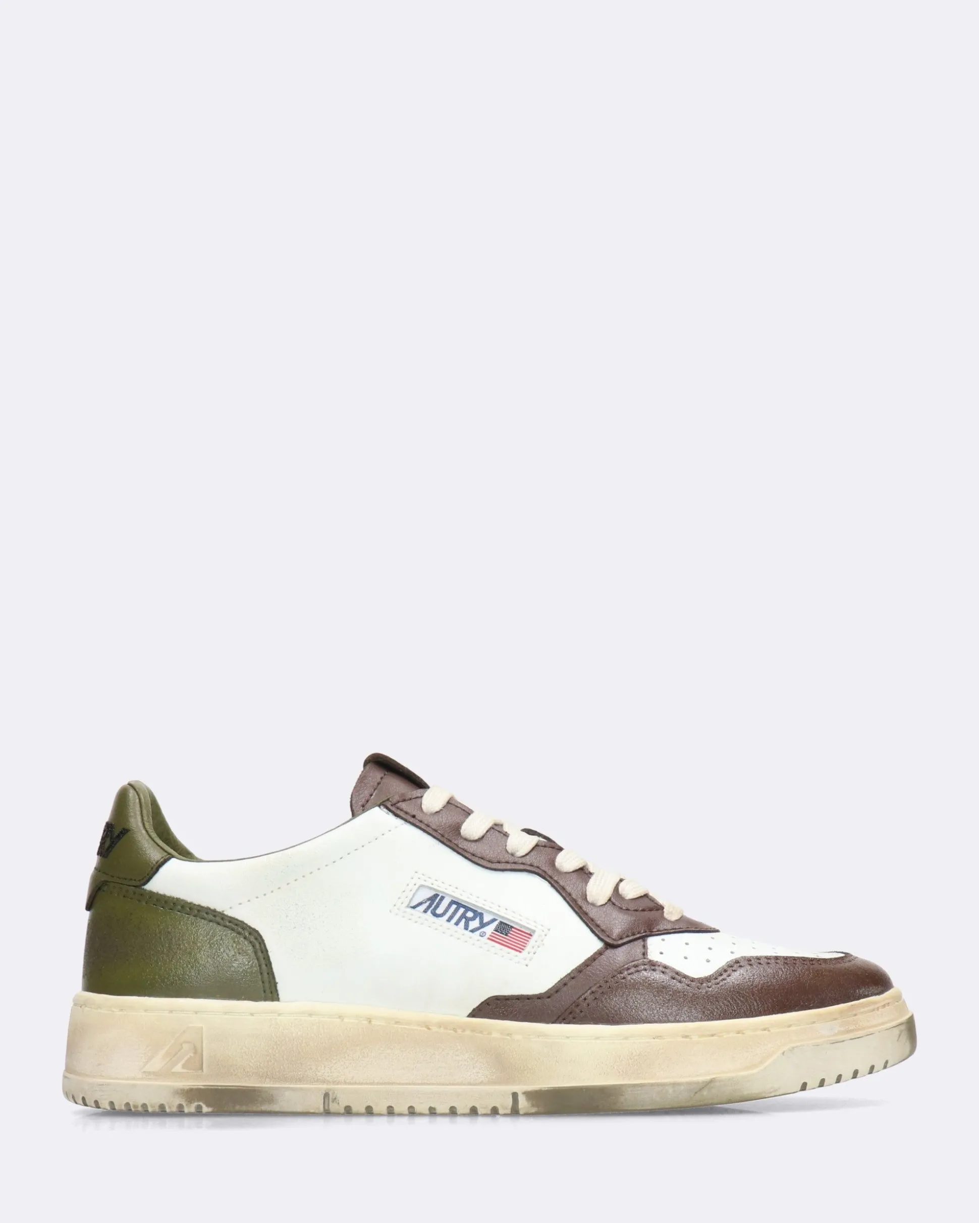 Sneakers Super Vintage Marrone e Verde